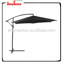 10ft steel 6 ribs outdoor patio umbrella, cantilever umbrella, steel hanging umbrella 6ribs